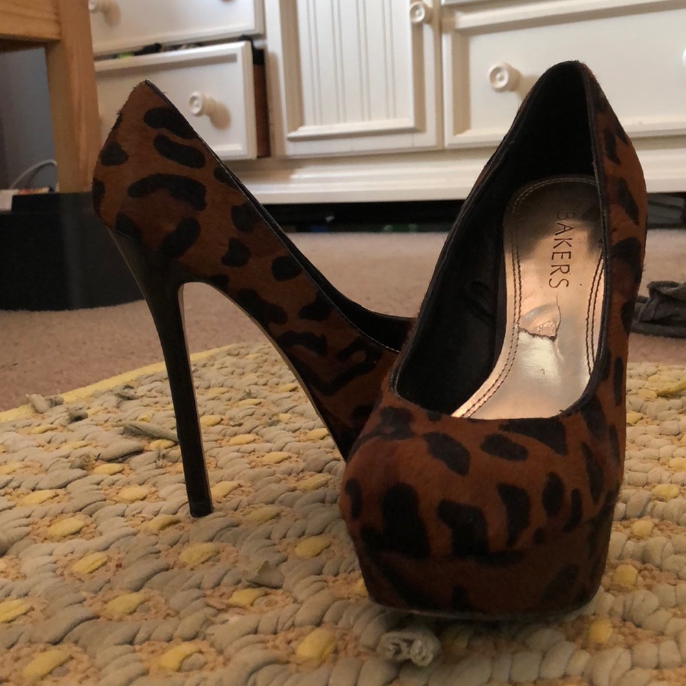 Cheetah style heels.